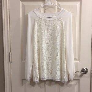 Banana Republic White Women’s Blouse Size L